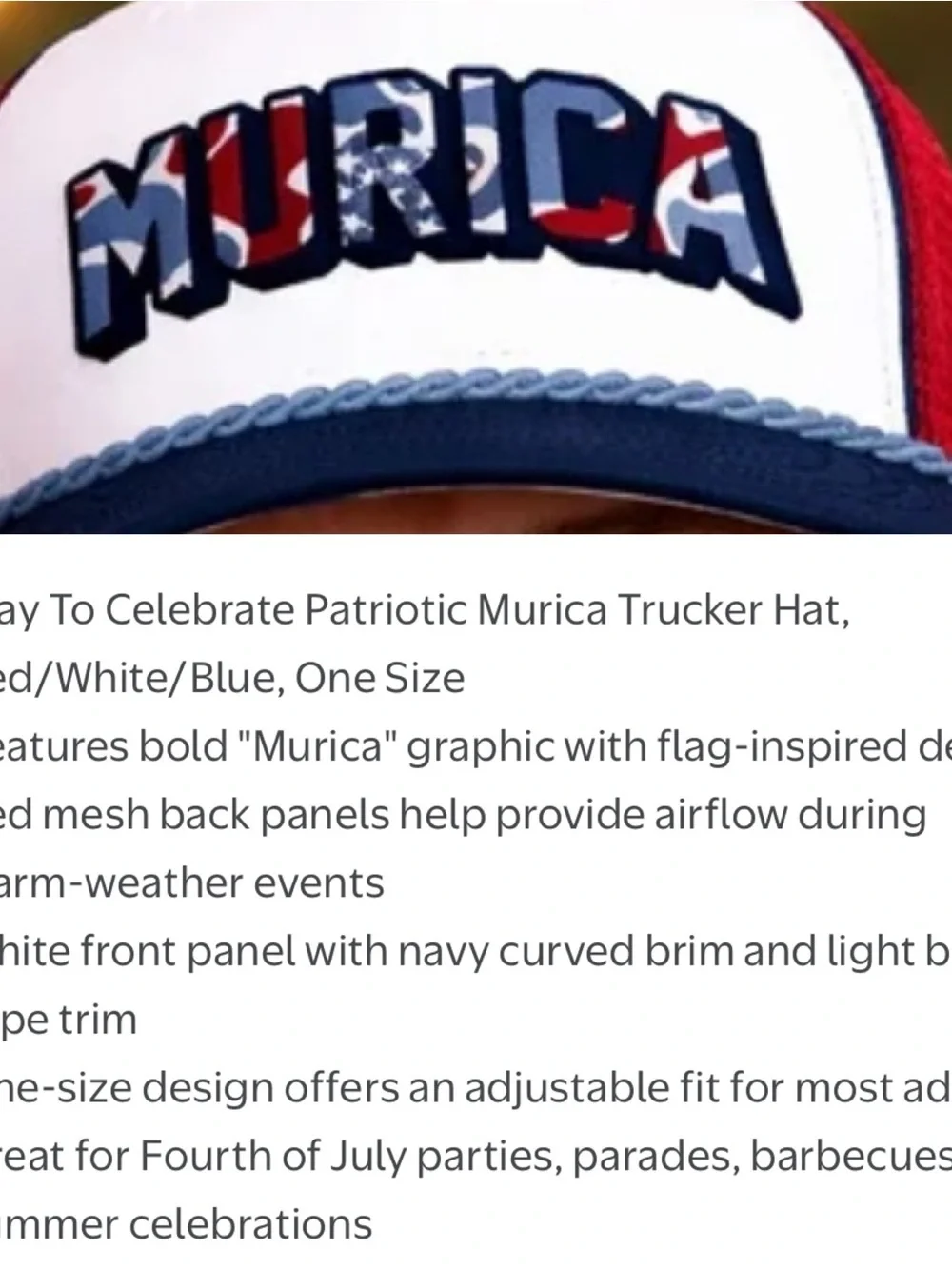 'Murica Trucker Hat